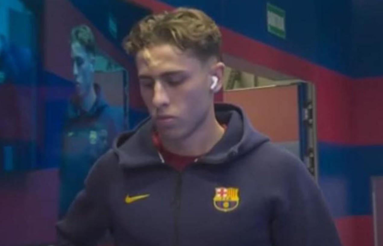 世界杯手机高清观看软件下载-费尔明头部受伤近照：额头贴着敷料，能明显看到肿块